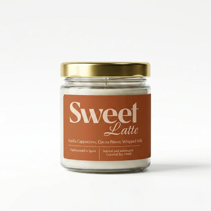Sweet Latte Candle Vela Aromática