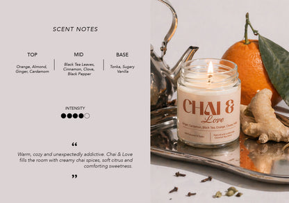 Chai & Love Vela aromática